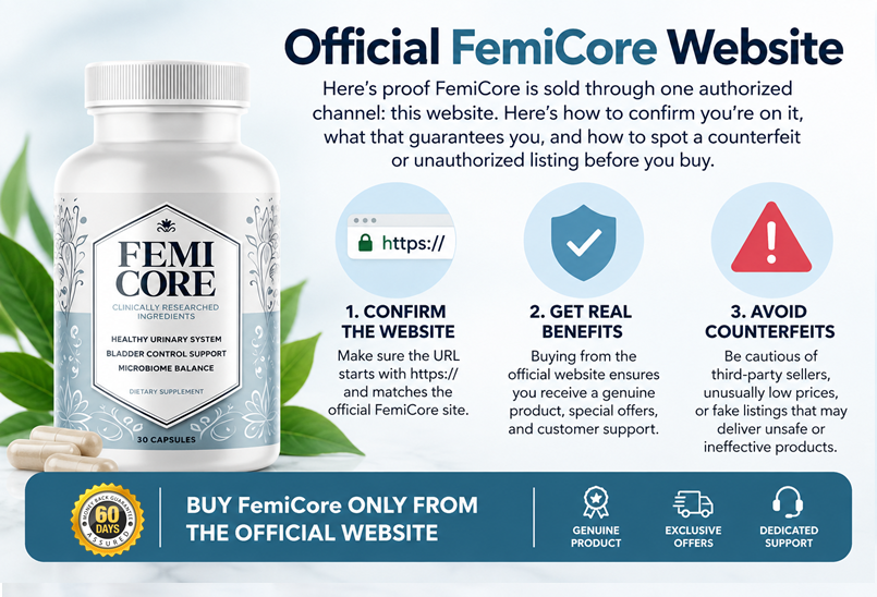 Where to buy FemiCore – official bladder support supplement packages