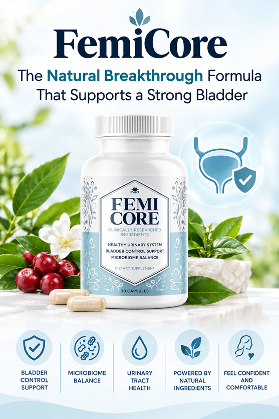 FemiCore bladder support supplement for women – 30 capsules for urinary microbiome balance